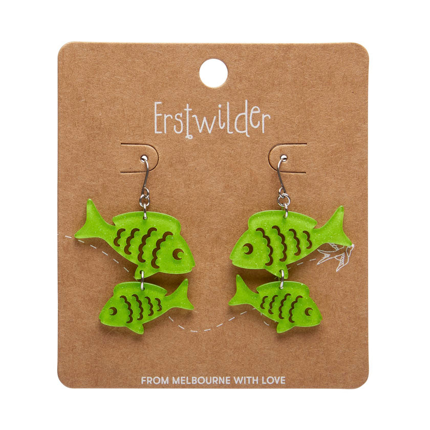 Erstwilder Essentials Fish Friends Drop Earrings (4 Colorways)