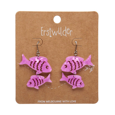 Erstwilder Essentials Fish Friends Drop Earrings (4 Colorways)