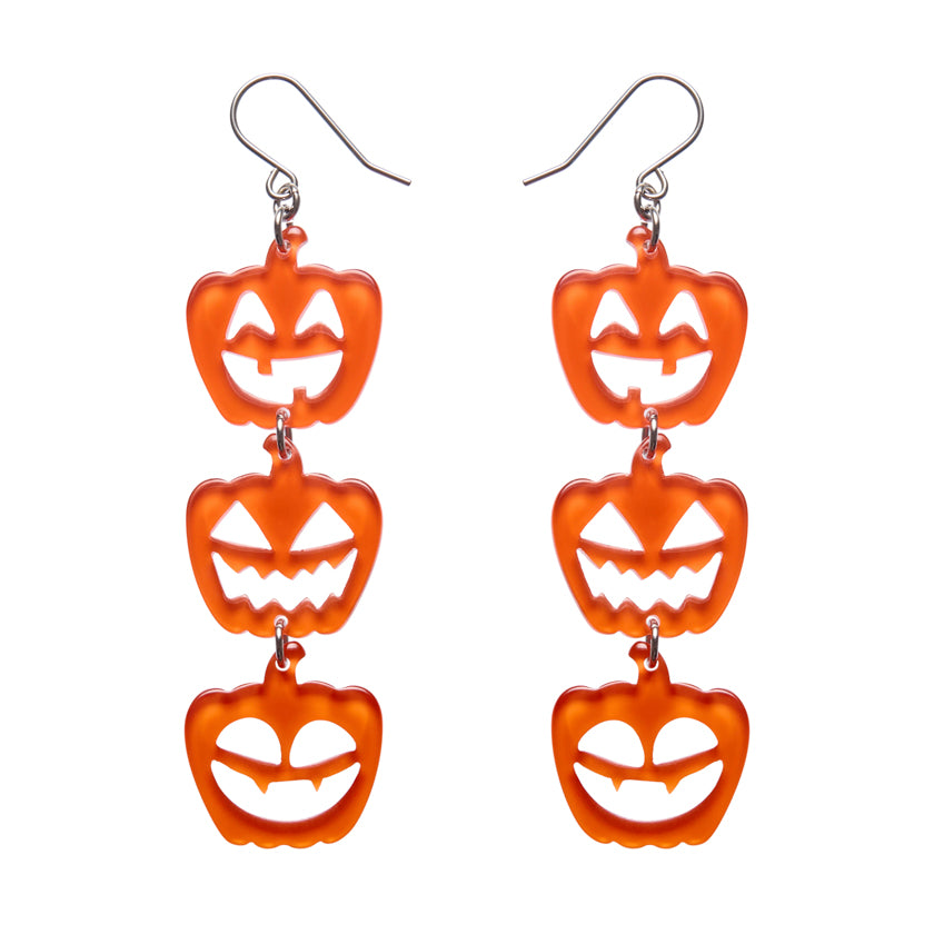 Erstwilder Essentials Halloween Pumpkins Drop Earrings (2 Colorways)