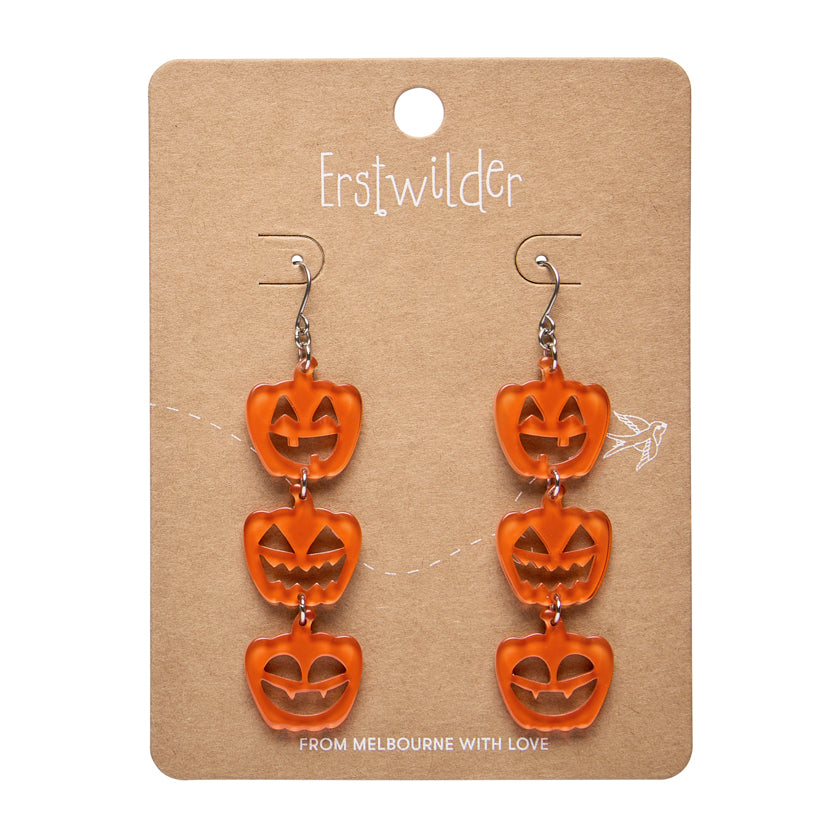Erstwilder Essentials Halloween Pumpkins Drop Earrings (2 Colorways)