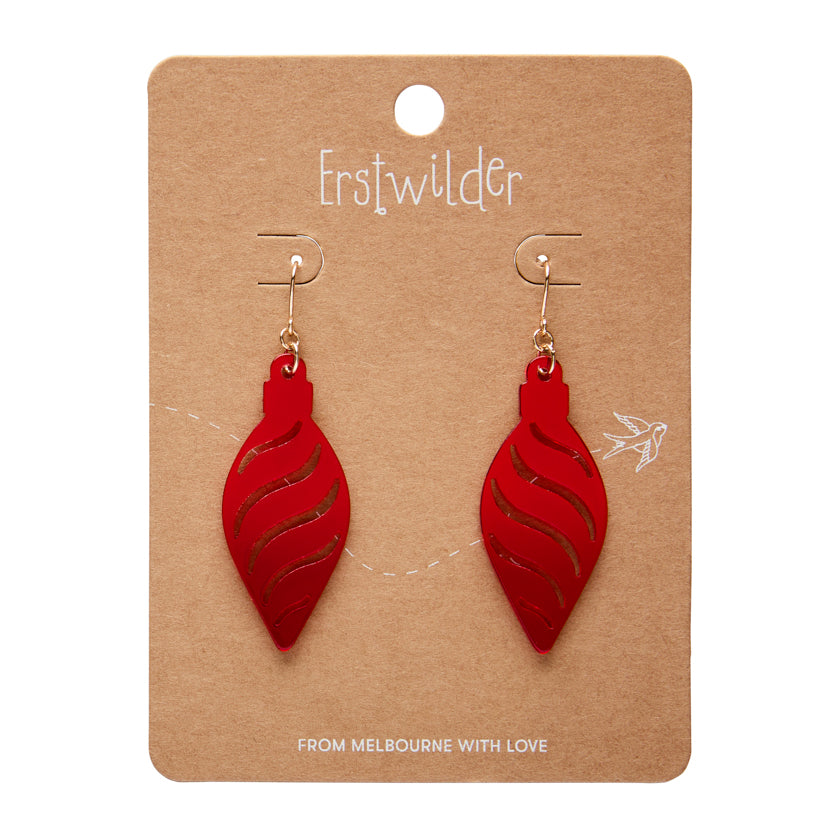 Erstwilder Essentials Long Bauble Drop Earrings (3 Colorways)