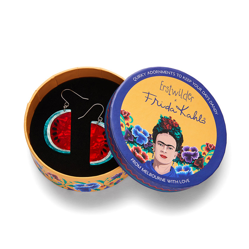 Erstwilder X Frida Kahlo Viva la Vida Watermelons Drop Earrings
