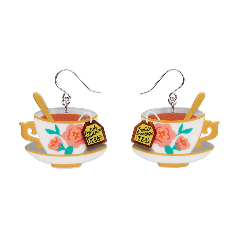 Erstwilder  Fancy a Cuppa Drop Earrings