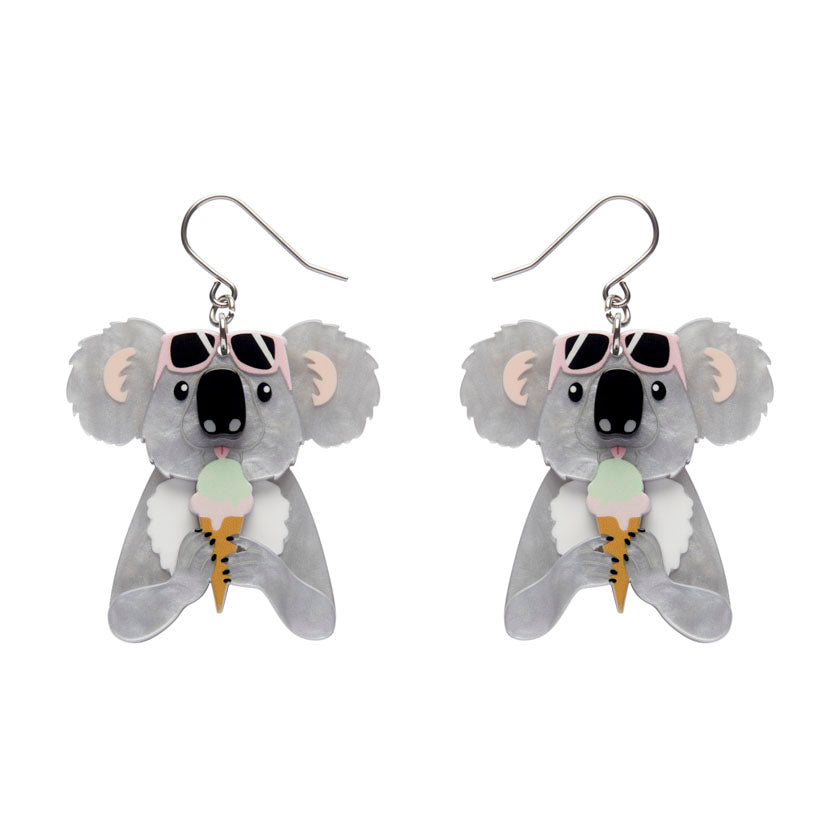 Erstwilder X Lucia Heffernan The Sweetest Koala Drop Earrings