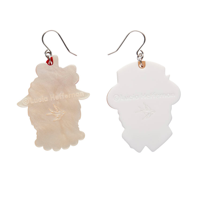 Erstwilder X Lucia Heffernan The Enamoured Alpacas Drop Earrings
