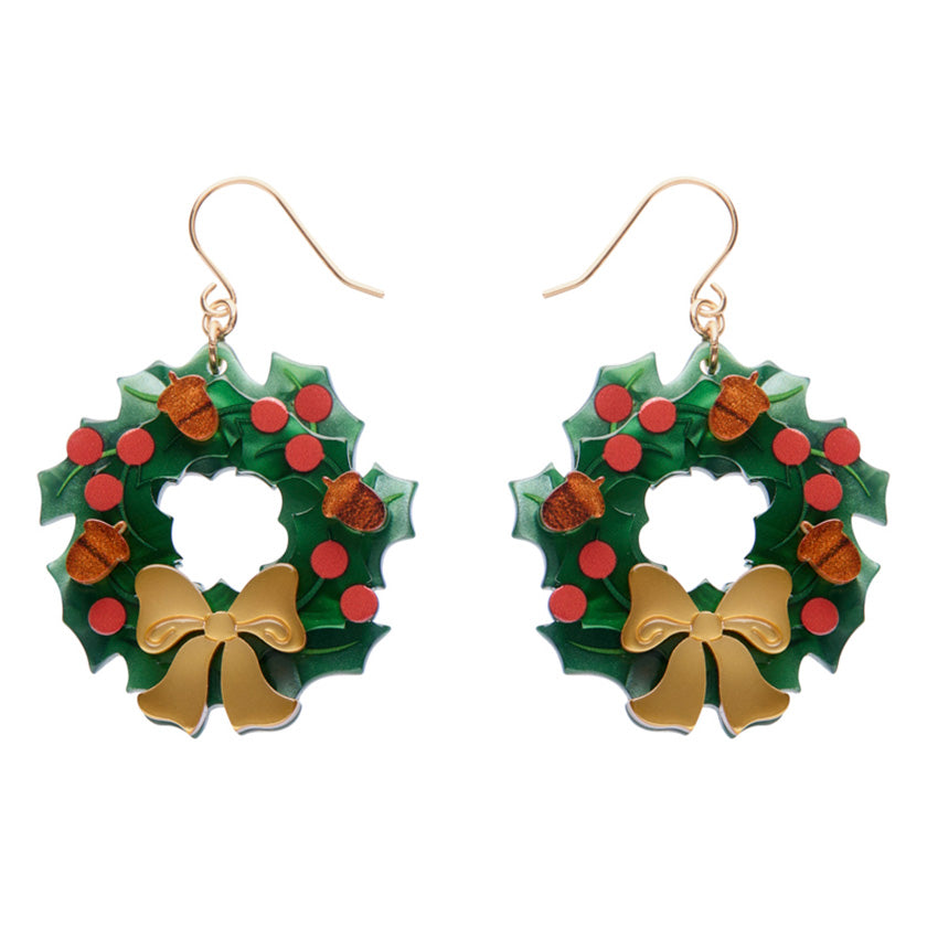 Erstwilder Forest Wreath Drop Earrings