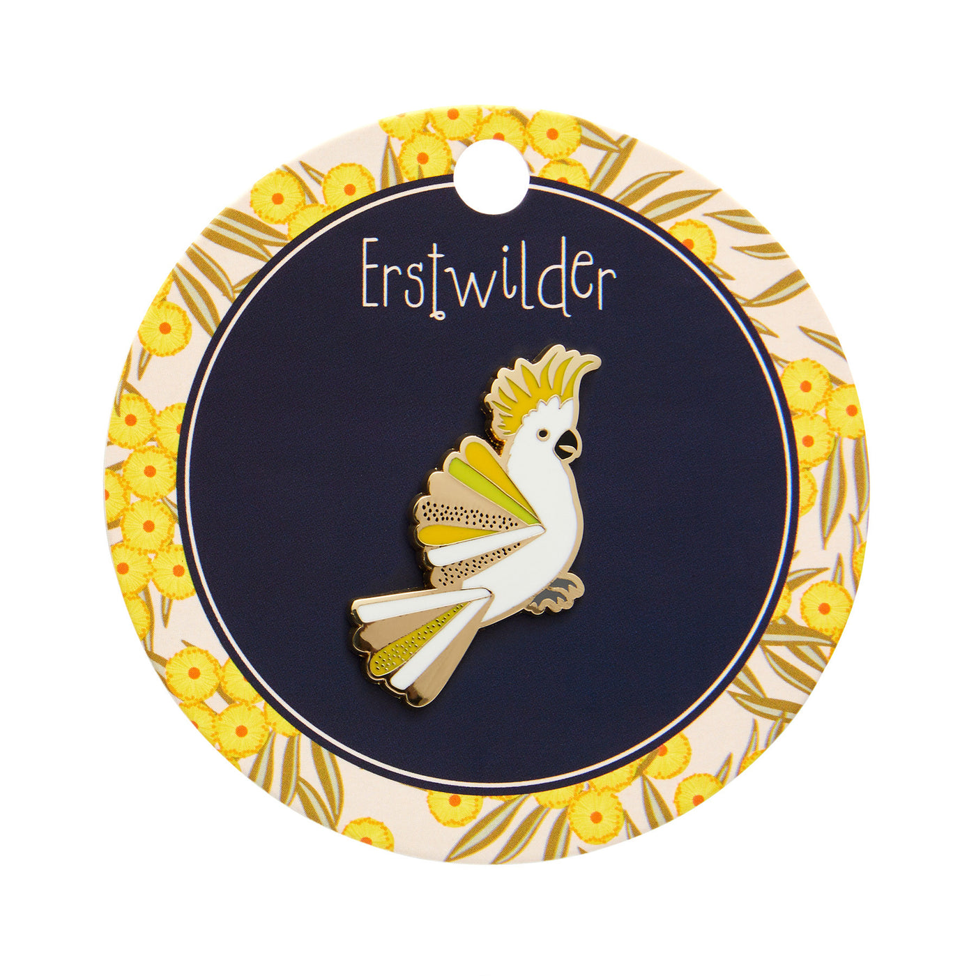 Erstwilder X Jocelyn Sunny of the Sulphur Crest Enaeml Pin