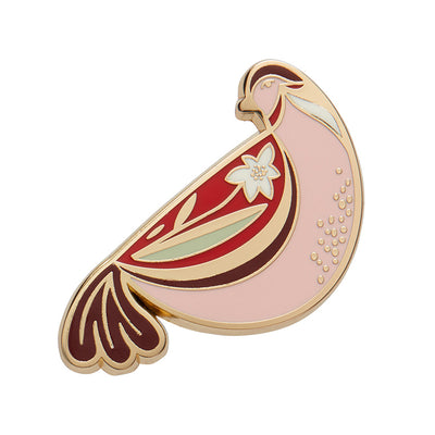 Erstwilder Partridge Perfection Enamel Pin