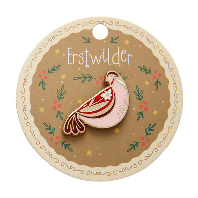 Erstwilder Partridge Perfection Enamel Pin