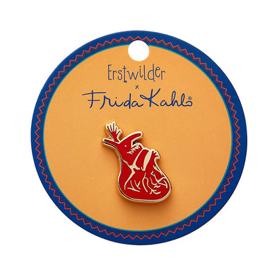 Erstwilder X Frida Kahlo  Memory (The Heart) Enamel Pin