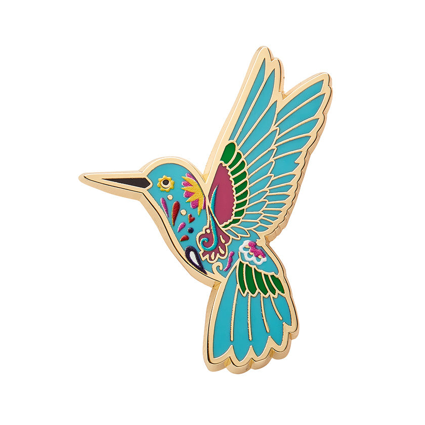 Erstwilder X Frida Kahlo Frida's Hummingbird Enamel Pin