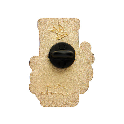 Erstwilder X Pete Cromer Let Your Hair Down Enamel Pin