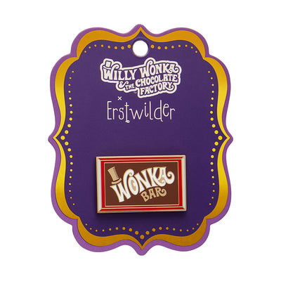 Erstwilder X Willy Wonka Original Wonka Bar Enamel Pin