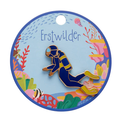 Erstwilder Deep Sea Diver Enamel Pin
