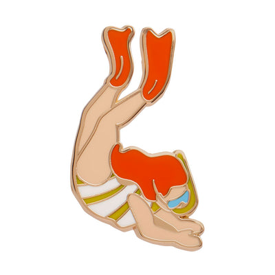 Erstwilder Snorkler Enamel Pin