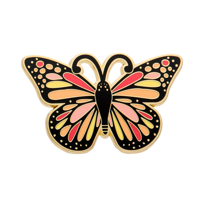 Erstwilder X Pete Cromer The Magnificent Monarch Butterfly Enamel Pin