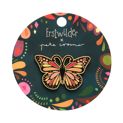 Erstwilder X Pete Cromer The Magnificent Monarch Butterfly Enamel Pin