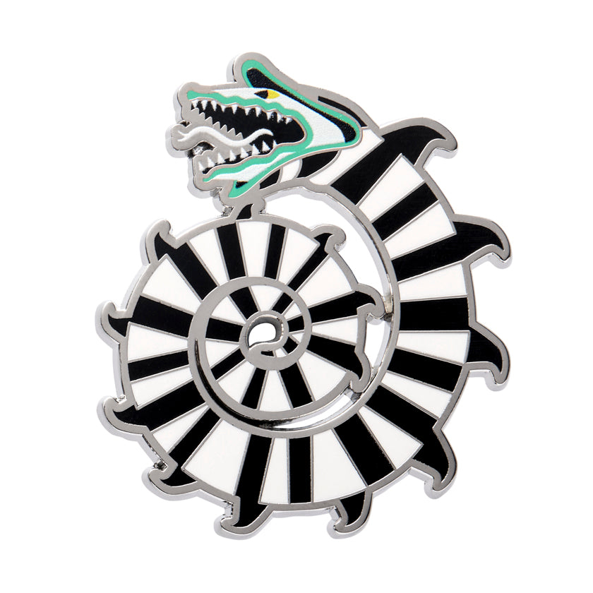 Erstwilder X Beetlejuice Sandworm Enamel Pin