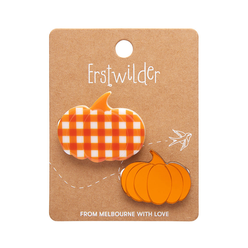 Erstwilder Pumpkin Patch Mini Brooch Set (2 Colorways)