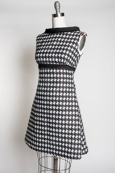Fifi Dress in Houndstooth