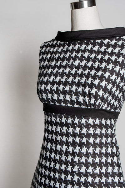 Fifi Dress in Houndstooth