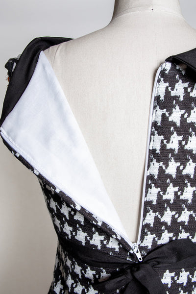 Fifi Dress in Houndstooth