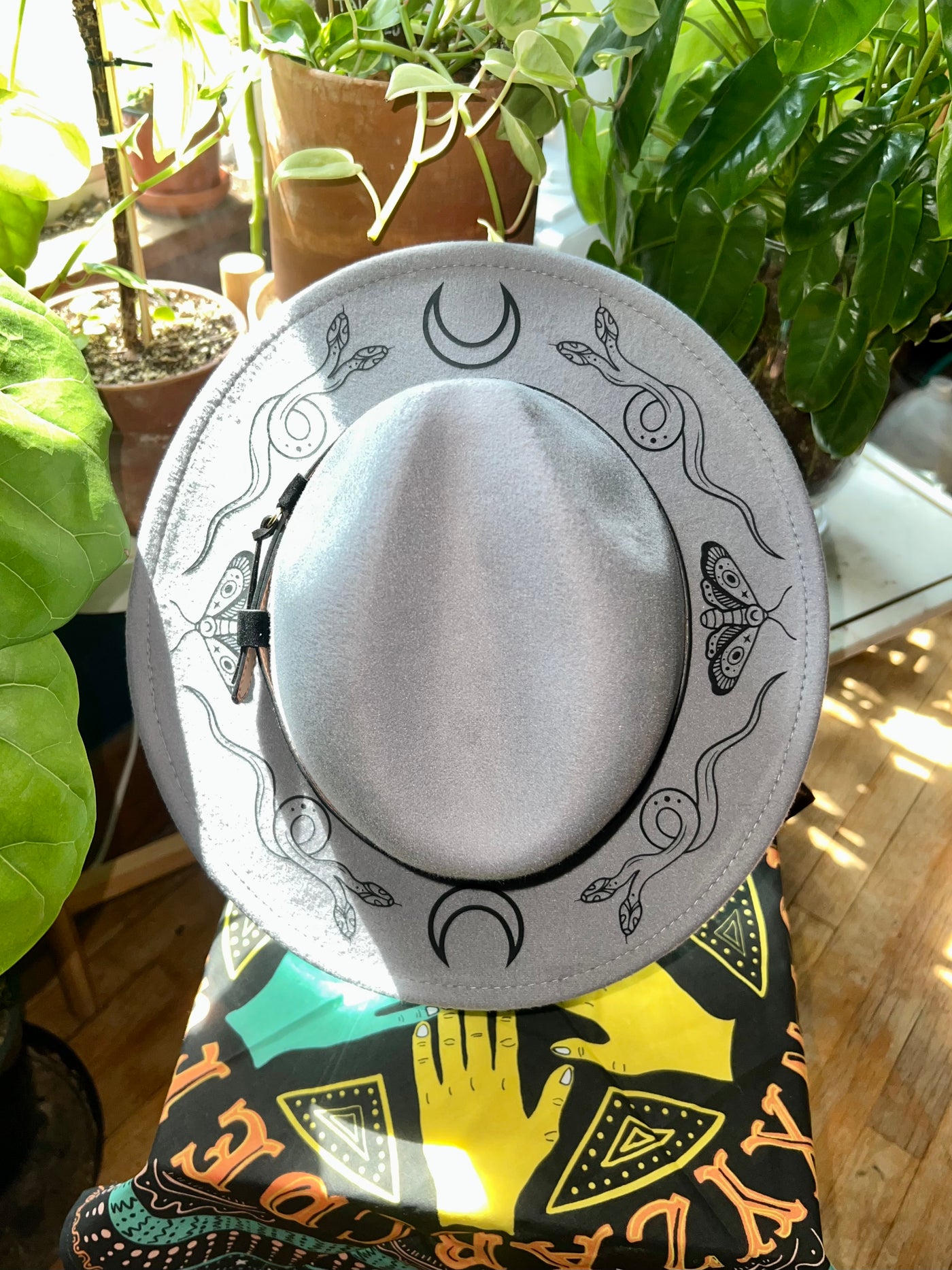 Snake Moon Vegan Felt Hat
