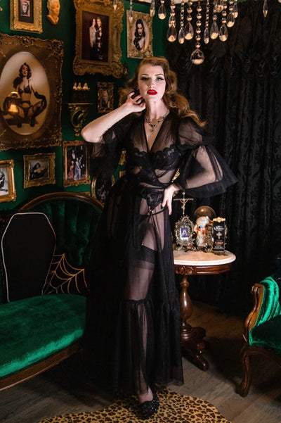 Timeless Temptress Tulle Robe Dress (3 Colorways) PREORDER