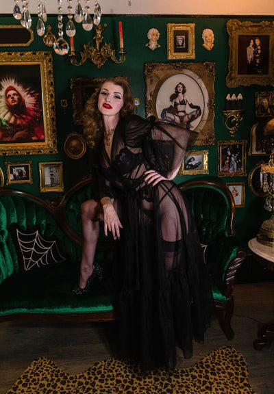 Timeless Temptress Tulle Robe Dress (3 Colorways) PREORDER