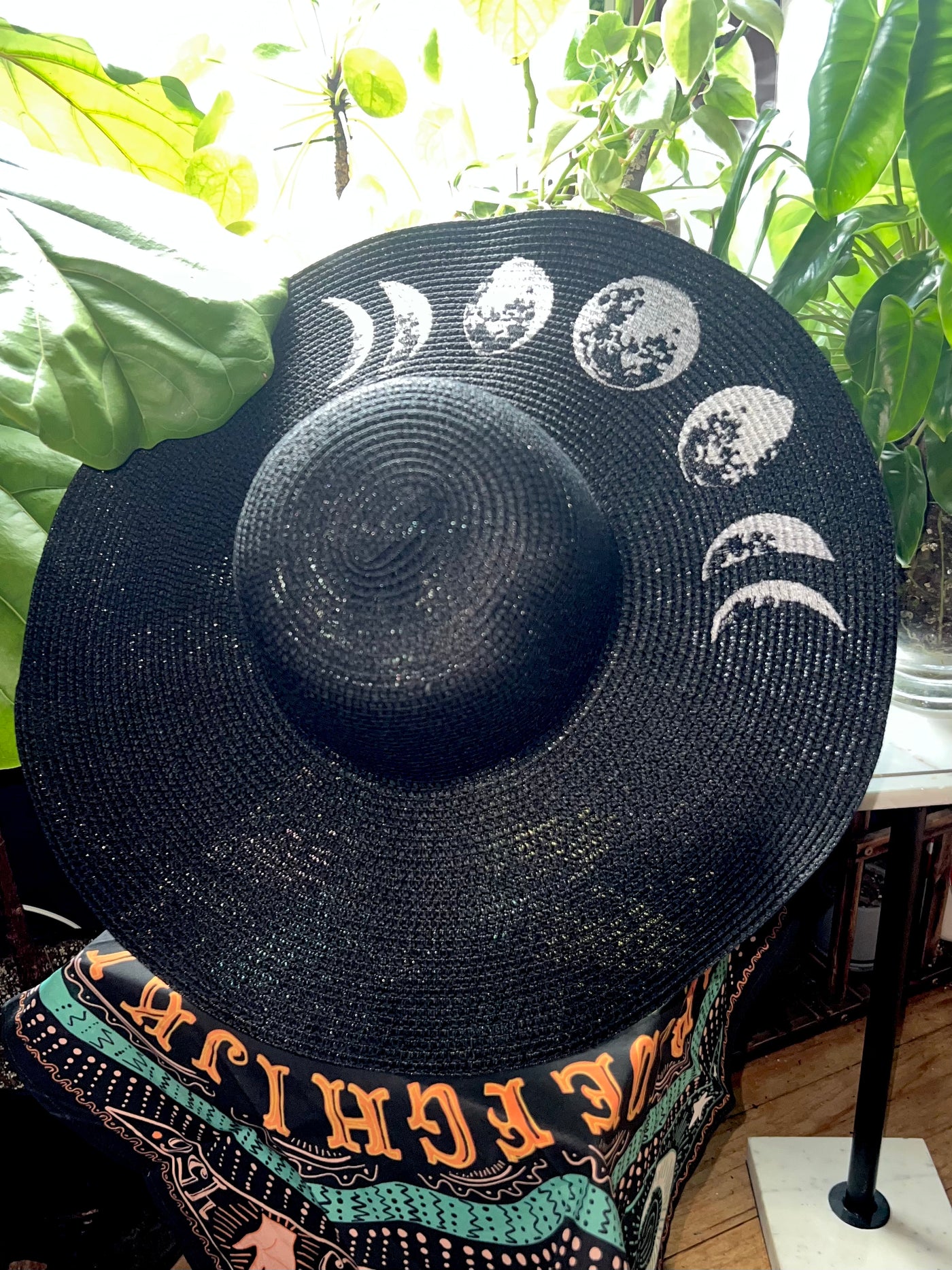 Moon Phases Floppy Sun Hat