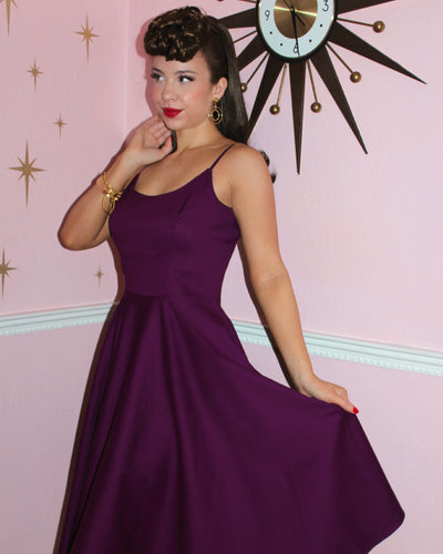 Peggy Retro-Inspired Full Circle Dress (10 Colorways)