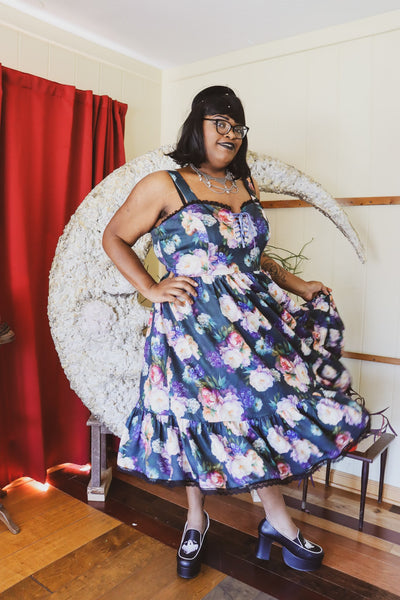 Heidi Swing Dress in Boudoir Floral