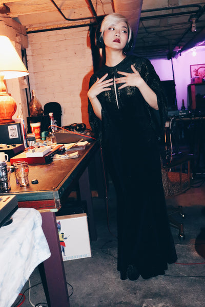 Bewitched Gown in Spiderweb