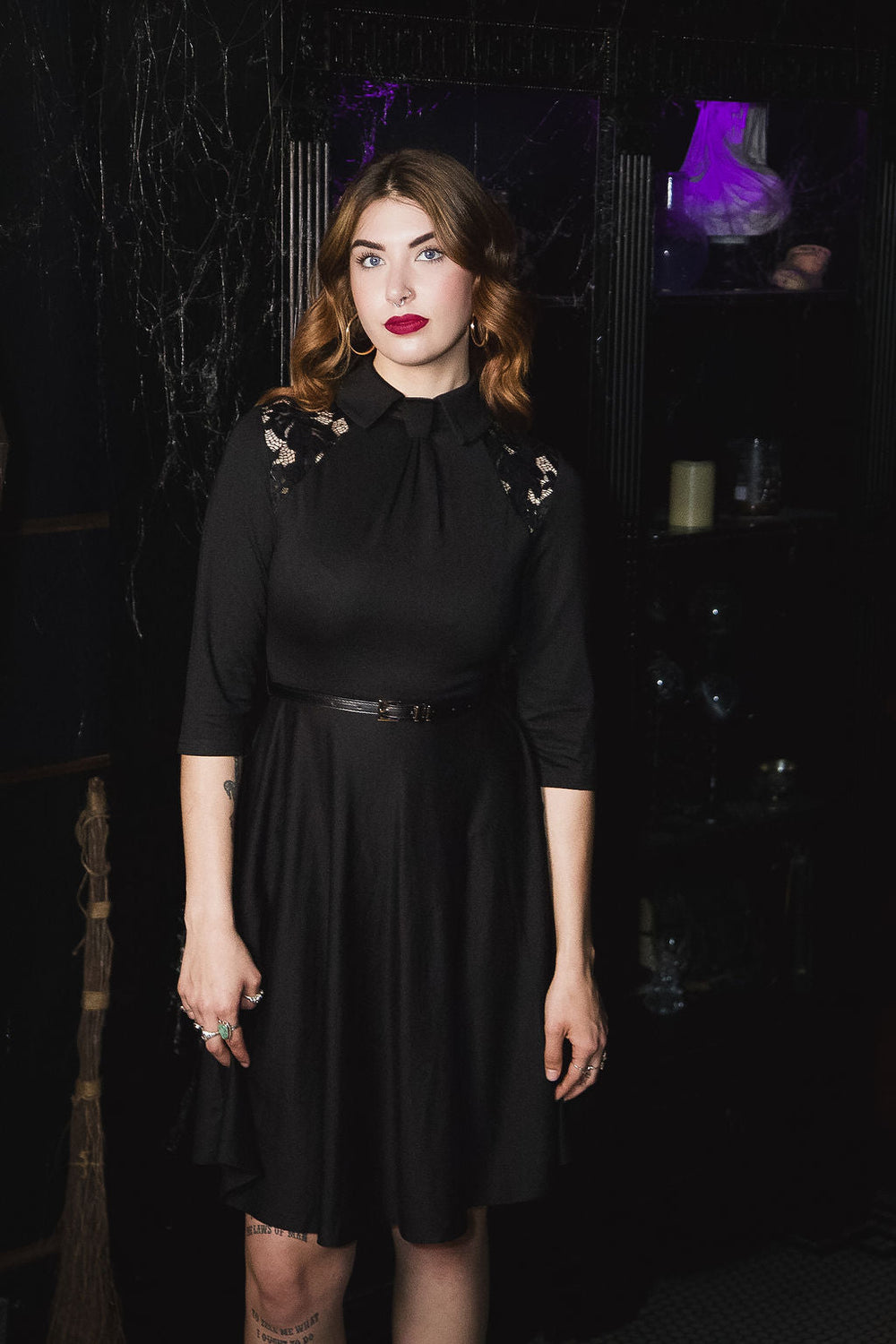 ★SINCETHEN★ BLACK DAISY LONG DRESS Black daisy long dress – SINCETHEN