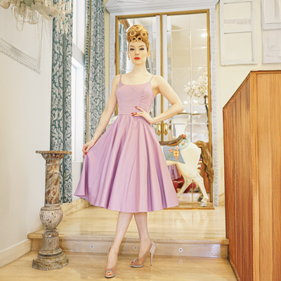Peggy Retro-Inspired Full Circle Dress (10 Colorways)