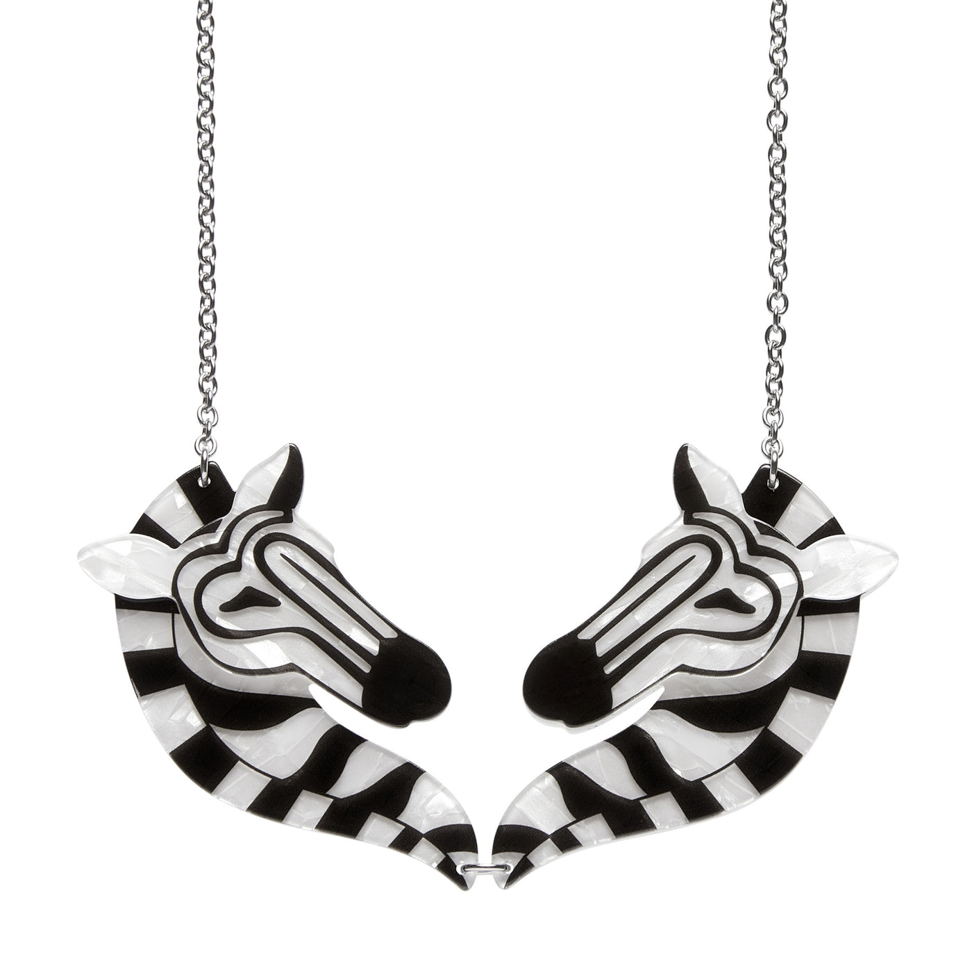 Erstwilder Zelda The Zany Zebra Necklace