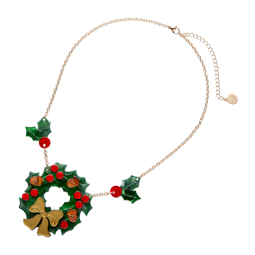 Erstwilder Forest Wreath Drop Necklace