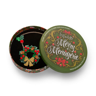 Erstwilder Forest Wreath Drop Necklace