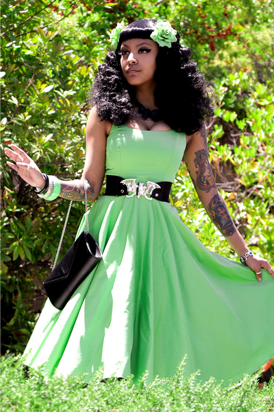 Peggy Retro-Inspired Full Circle Dress (10 Colorways)