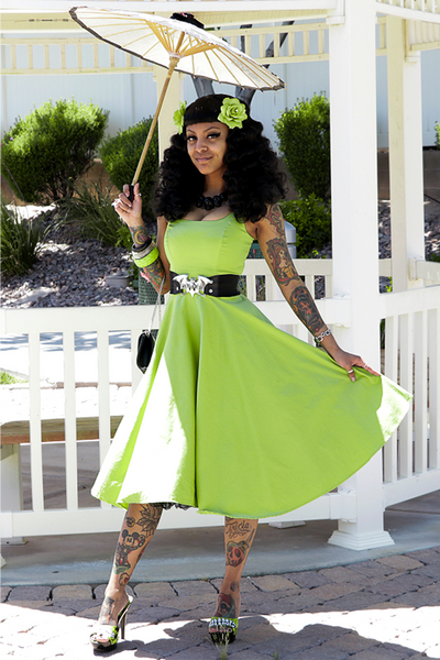 Peggy Retro-Inspired Full Circle Dress (10 Colorways)