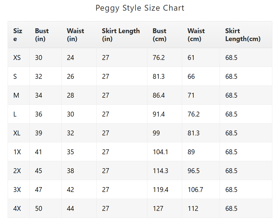 Peggy Retro-Inspired Full Circle Dress (10 Colorways)