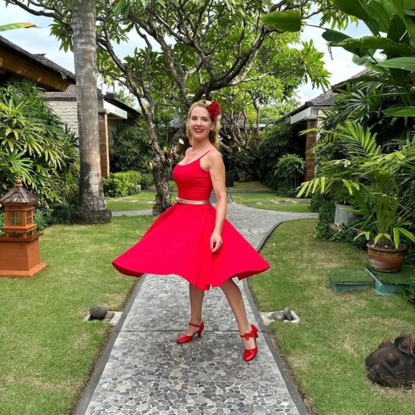 Peggy Retro-Inspired Full Circle Dress (10 Colorways)