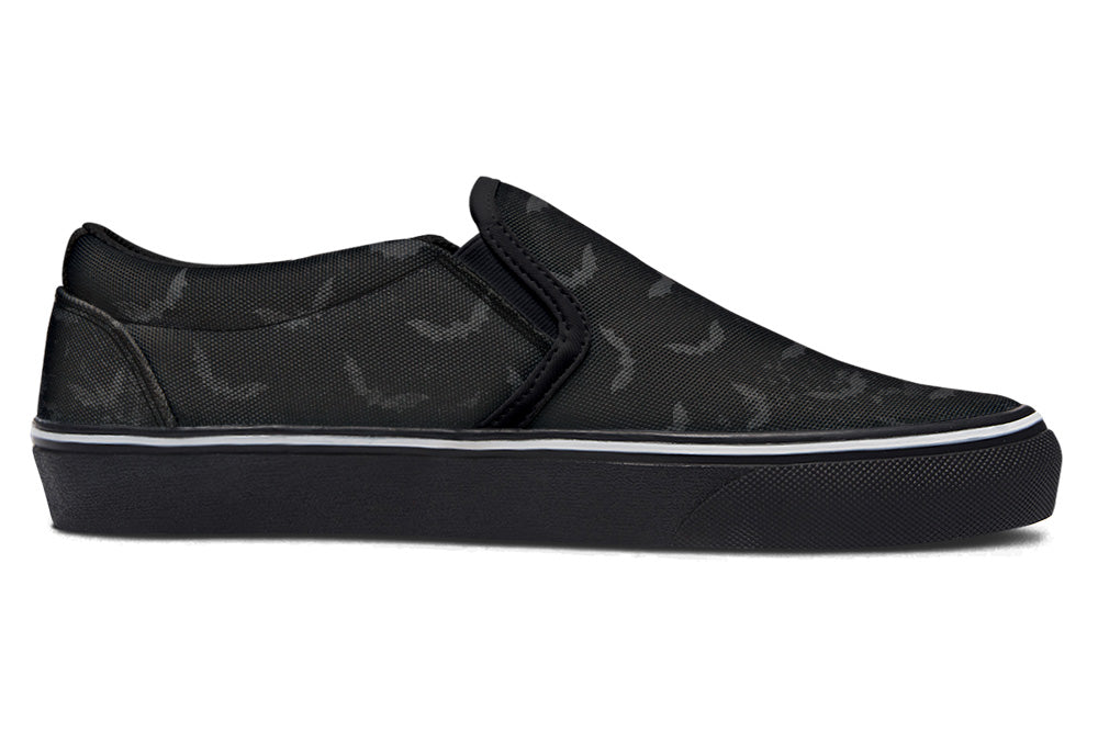 Slip On Shoes in Distressed Bats