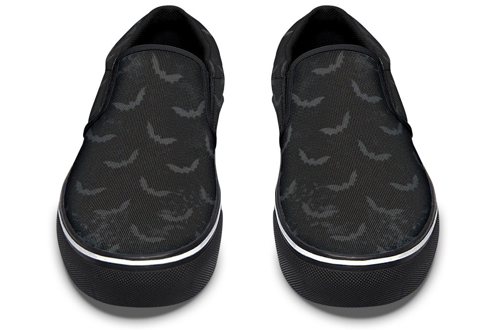 Slip On Shoes in Distressed Bats