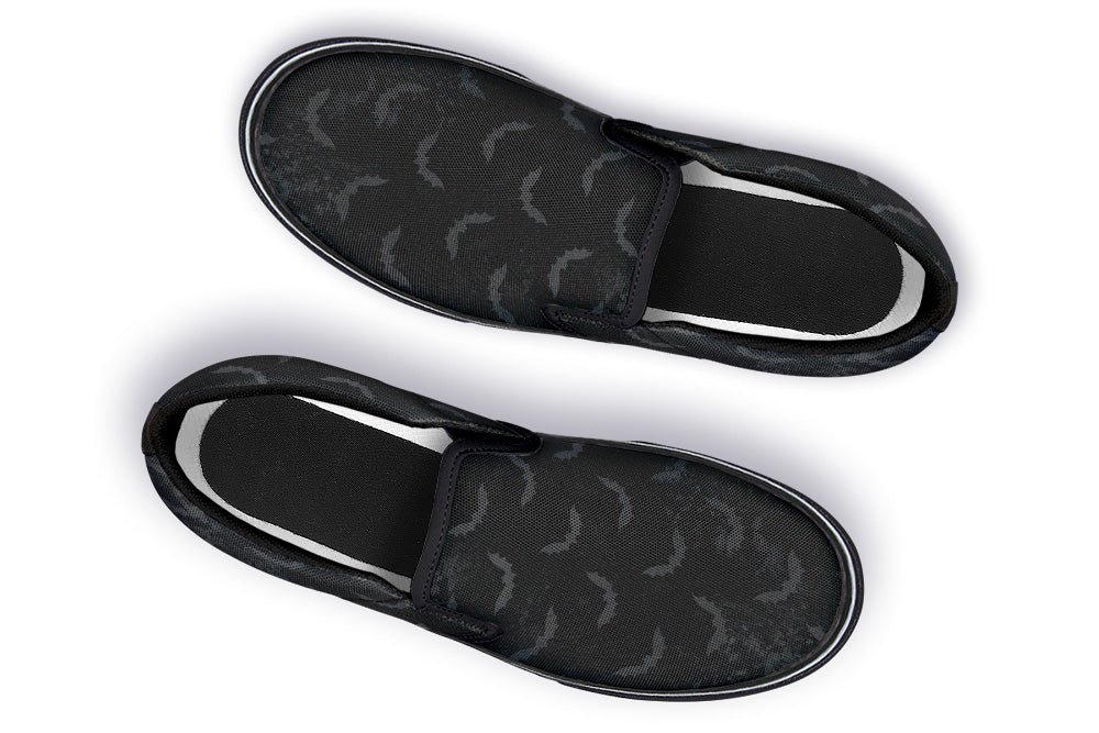 Slip On Shoes in Distressed Bats