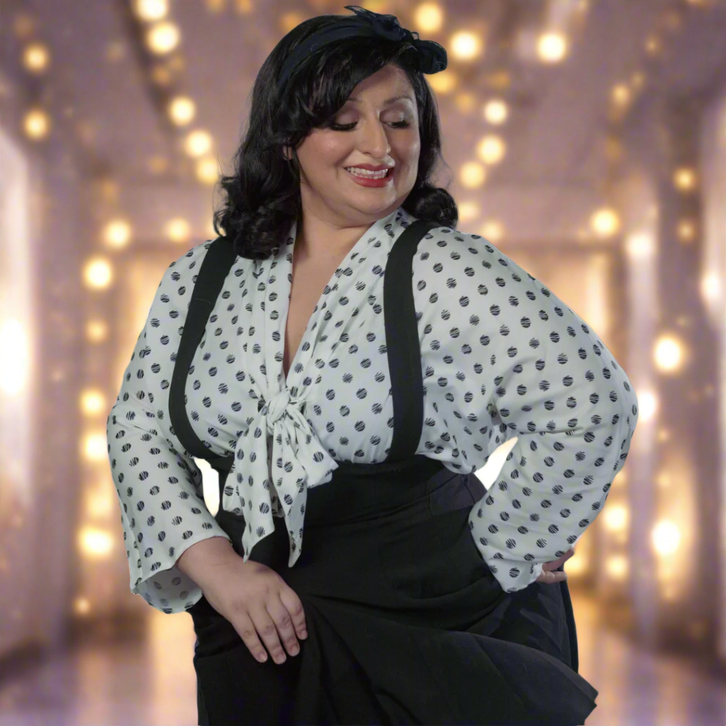 Giselle Blouse with Tie Bow (2 Colorways)