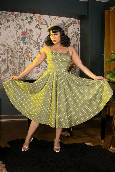 Peggy Retro-Inspired Full Circle Dress (10 Colorways)