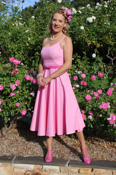 Peggy Retro-Inspired Full Circle Dress (10 Colorways)