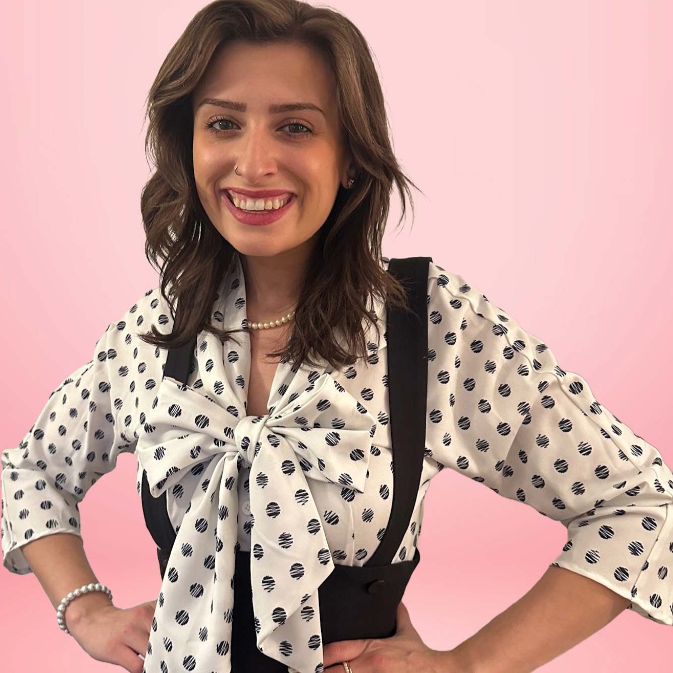 Giselle Blouse with Tie Bow (2 Colorways)