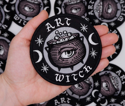 Art Witch Embroidered Patch